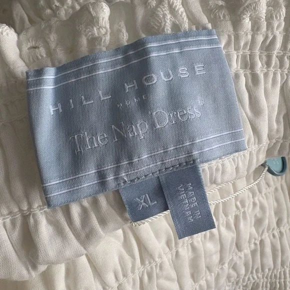 NEW NWT Hill House Azalea Mini Nap Dress White Eyelet XL - Picture 8 of 8